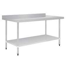 4.7 out of 5 stars with 342 ratings. Vogue Stainless Steel Table With Upstand 700 D Mm P Gj505 Buy Online At Nisbets