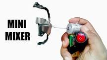 HOW TO MAKE MINI MIXER | ELECTRIC MIXER | EASY WAY : 9 Steps ...