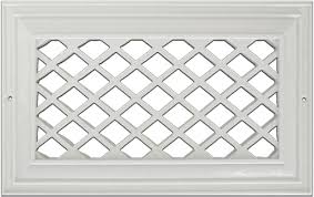 It cuts easily with scissors to size, and can be painted or papered to match any decor.: Decorative Resin Wall Registers Decorative Air Vents