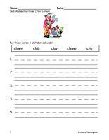 Here are the final 16 official letters of the secondary alphabetical order if you can figure out the rest of the order, the first five official letters will tell you how official letters should be written. Pin By Have Fun Teaching On Alphabet Alphabetical Order Worksheets Have Fun Teaching Abc Order