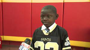 Jarrius robertson is the name who got huge attention and stole the stage espy. Dea Searches Saints Superfan Jarrius Robertson S Foundation Office Father S Home Wgno