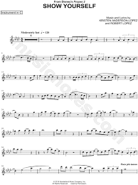 Show Yourself C Instrument From Frozen 2 Sheet Music Flute Violin Oboe Or Recorder In Ab Major Download Print Sheet Music Flute Sheet Music Disney Violin Sheet Music