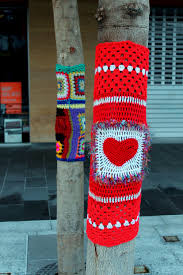 Yarn Bombing Hearts Yarn Bombing Crochet Mandala Pattern Yarn Art