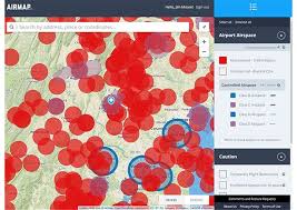 No Fly Map For Drones Drone Business Drone Map
