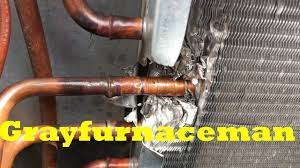 If a leak in your air conditioner continues for long enough, you may be facing significant water damage or an hvac unit damaged beyond repair. How Would You Repair This Leaking Condenser Youtube