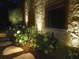 This Exterior Is Also Uplit To Highlight The Stonework And A Path Light In Front Spre Outdoor Landscape Lighting Landscape Lighting Design Outdoor Landscaping