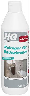 Van hg heb je een speciale reiniger voor het verwijderen van olie op de tegels. Hg Naturstein Reiniger Fur Badezimmer 500 Ml Bei Edingershops De