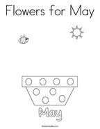 Teach color sorting and fine motor activities. May Coloring Pages Twisty Noodle