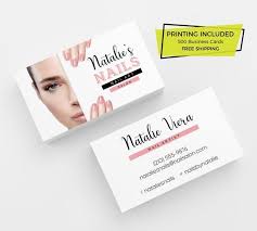 Cannot be combined with other offers. Nail Salon Business Card 500 Printed Business Cards Etsy Nail Salon Business Cards Printing Business Cards Salon Business Cards