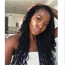 Black And Gold Braiding Hair Near Me Oving Stylist Danni Styless S Beautiful Client In Our Gold Plus Goddess Locs Style Packag Melanin Beauty Beauty Natural Hair Styles