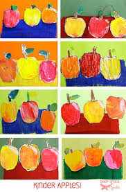 Apple Art Project Deep Space Sparkle Apple Art Projects Apple Art Kindergarten Art Lessons