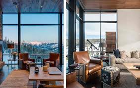 Mountain modern living room ideas. The Mountain Modern House Mirrors Nature S Beauty In Montana Usa Home Design Lover
