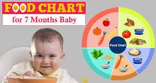 Food Chart For 7 Months Baby With Recipe And Timetable With Pics