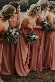 20 Rustic Bohemian Rust Wedding Color Ideas For 2020 In 2020 Fall Bridesmaids Fall Bridesmaid Dresses Wedding Bridesmaids