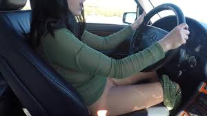I undress and fuck myself with vibrators in the car while driving.