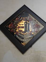 Boynton Baronets Of Burton Agnes Yorkshire Frame Funeral Coat Of Arms