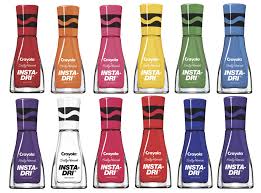 sally hansen and crayola collaborated on a colorful nail