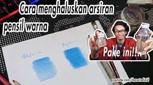 Cara Menghaluskan Arsiran Pensil Warna Faber Castell Classic Youtube