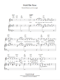 I hope that last you'll find what you've been searching for though i won't be there anymore. Johnny Logan Hold Me Now Sheet Music Download Pdf Score 103555