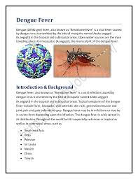 The disease is prevalent in the caribbean, central america, and south central asia. Dengue Fever Surgicomed Com