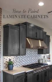 How To Paint Laminate Cabinets Painted Furniture Ideas Laminate Cabinets Painting Laminate Cabinets Home Kitchens