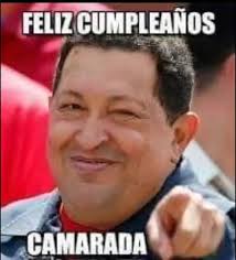 falta 1 día para tu cumpleaños mi comandante Chávez. mañana el cielo v...