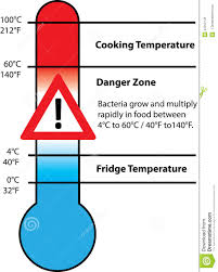 Food Safety Temperature Stock Illustration Illustration Of