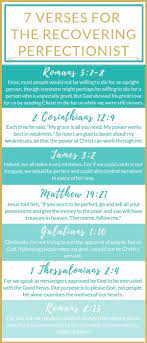 On the other hand, there is the bringing in of a better hope, through which we draw near to god.. 7 Bible Verses For Perfectionists My Cup Runs Over