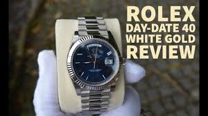 Oyster, 36 mm, yellow gold. 2017 Rolex Day Date 40 White Gold Review Youtube