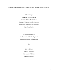 Best thesis title for it/cs student 2019updated 2021 with sample source code. Doc Fish Production In The Philippines Lyka Ledina Academia Edu