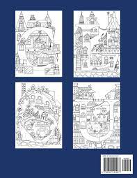 We have coloring pages for adults that are becoming popular day after day. Nice Little Town Abc Adult Coloring Book Stress Relieving Coloring Pages Coloring Book For Relaxation Bogema Stolova Tatiana Amazon De Bucher