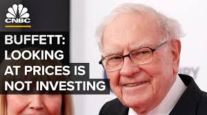 Courrier livre nombre de pages: Warren Buffett Just Looking At The Price Is Not Investing Cnbc Youtube