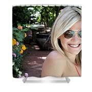 Young Woman with Sunglasses by Jan Marvin by Jan Marvin