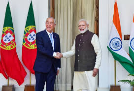 Рибелу ди соза през 2018 г. Pm Modi Holds Talks With Portuguese President Marcelo Rebelo De Sousa