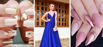 Tenemos una selección que se adapta a todos los estilos y presupuestos: De Que Color Me Pinto Las Unas Con Vestido Azul Decorados Para Unas