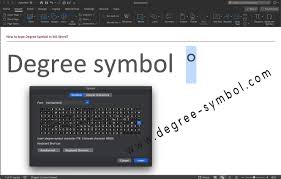 Want to add degree symbol in ms word document?. How To Type Degree Symbol In Ms Word