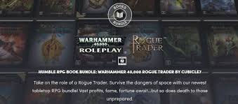 To the brem trader expanded merch are for rugan (olly) to return with the box. 40k Rogue Trader Rpg Goodies On Humble Bundle For Less
