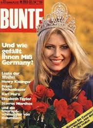 Dagmar gabriele wöhrl z domu winkler (ur. Dagmar Wohrl Bunte Magazine 26 May 1977 Cover Photo West Germany