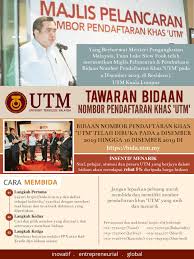 Maybe you would like to learn more about one of these? Warga Universiti Kini Boleh Miliki No Plat Kenderaan Khas Utm Utm Newshub