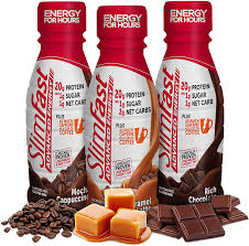 Slimfast Advanced Energy Meal Replacement Shake High Protein Caramel Latte 15 Count Of 11 Fl Meal Replacement Shakes Slim Fast Replacement Shakes