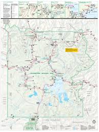 Switch to yellowstone hiking map. Yellowstone National Park Tourist Map Yellowstone Up Close And Personal