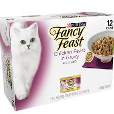 Purina Fancy Feast Grilled Chicken Feast In Gravy Collection Cat Food 12 36 Oz Box Read More Reviews Of The Product By Cat Food Wet Cat Food Food Animals