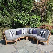 Some small outdoor sectionals can fit on apartment balconies. Curved Outdoor Sectional Calypso Sectional Curved Chair