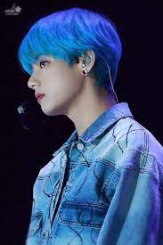 Kim Taehyung Shared Folder Army S Amino Taehyung Taehyung Blue Hair Kim Taehyung