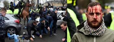 It's almost like they're getting jealous. Tottenham And Arsenal Fans Get Into A Bloody Fight The Standard Sports