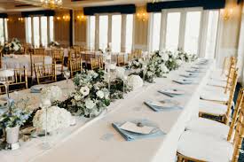 Amanda Trahan Photo Madison Beach Hotel Blue And White Wedding Seashore Wedding New England Wedding Beach Hotels Head Table Wedding Connecticut Wedding
