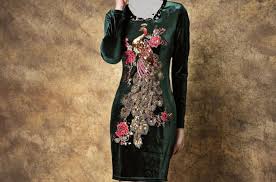 تشكيلة فساتين القاطيفة بأكمام طويلة للمناسبات Dresses With Sleeves Fashion Long Sleeve Dress