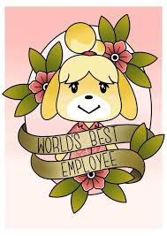 New leaf, she has easily become one of the most popular and recognizable characters in the franchise and has appeared in other nintendo. Animal Crossing Isabelle A5 Print In 2020 Animal Crossing Fan Art Animal Crossing Animal Crossing Characters