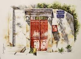 من لوحات جمال القضماني painting art