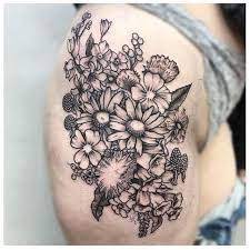 Image Result For Gerbera Daisy Tattoo Black And White Daisy Flower Tattoos Body Art Tattoos Tattoos